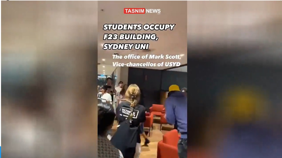تسخیر دانشگاه سیدنی توسط دانشجویان