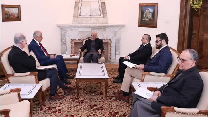  امریکا پذیرفت که خلیلزاد طرحی حکومت همه شمول را با رهبران افغان در میان بگذارد