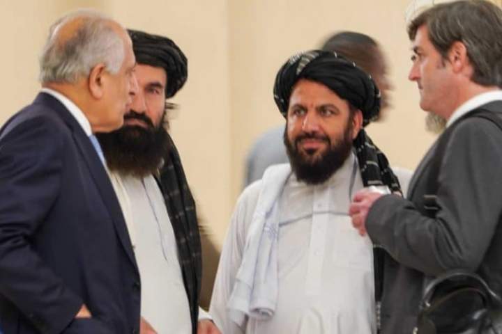  دیدار سه جانبه خلیلزاد، وزیر خارجه قطر و نمایندگان طالبان در دوحه 