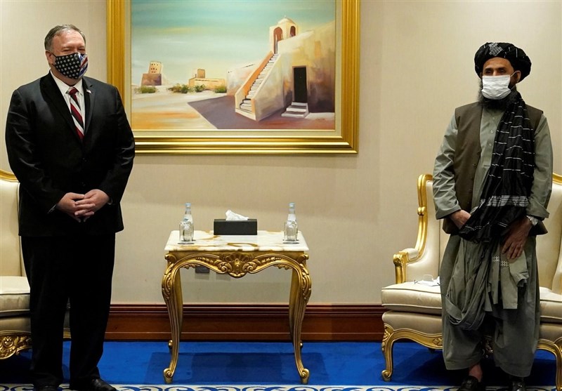 دیدار وزیر امور خارجه امریکا با رهبران طالبان در قطر پیرامون خروج طالبان از لیست سیاه و آزادی باقیمانده زندایان
