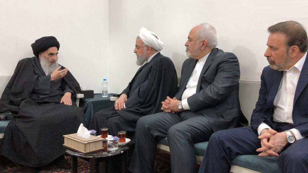 رئیس جمهور ایران با آیت الله سیستانی دیدار کرد 