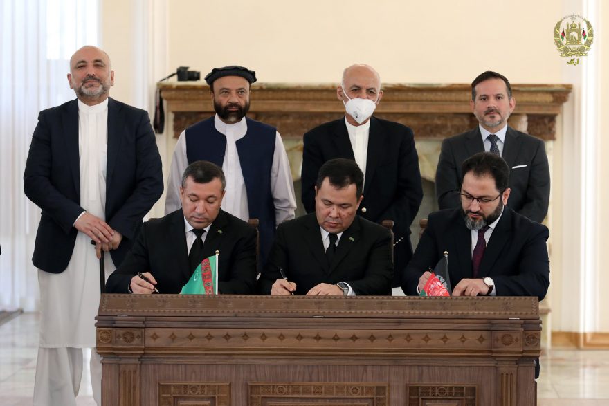 امضای اسناد همکاری اقتصادی افغانستان و ترکمنستان