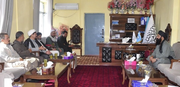 قدردانی عزاداران حسینی از مقامات امنیتی طالبان در بامیان