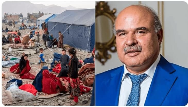 میرویس عزیزی تجار ملی مبلغ 300 میلیون افغانی کمک برای عودت کنند گان افغان از پاکستان اعلان کرد