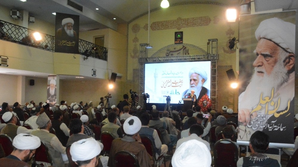 تجلیل از سومین سالیاد ارتحال آیت الله العظمی محسنی در کابل - خبرگزاری افغان ایرکا