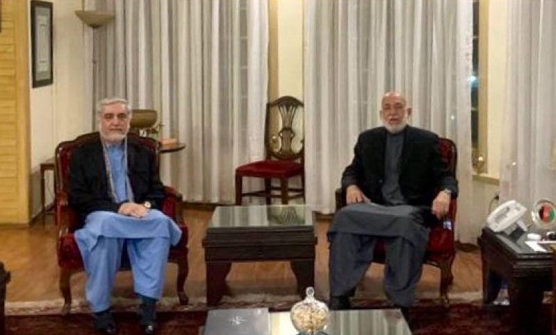 دیدار دوستانه ؛ کرزی و عبدالله روی مسائل روز گفتگو کردند - خبرگزاری افغان ایرکا