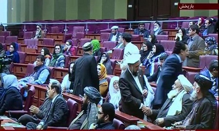 گروگان گیری مجلس نمایندگان از سوی کاخ نشینان - خبرگزاری افغان ایرکا