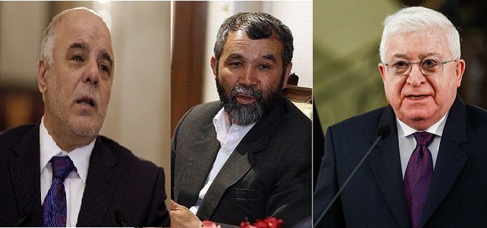  آقای جعفری دبیرکل حزب رفاه ملی افغانستان طی پیام های جداگانه ای به رئیس جمهور و صدراعظم عراق آزادی شهر موصل را تبریک گفت  - خبرگزاری افغان ایرکا