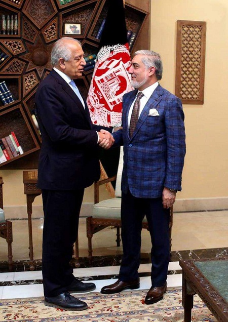 زلمی خلیل زاد با رییس اجراییه دیدار کرد - خبرگزاری افغان ایرکا