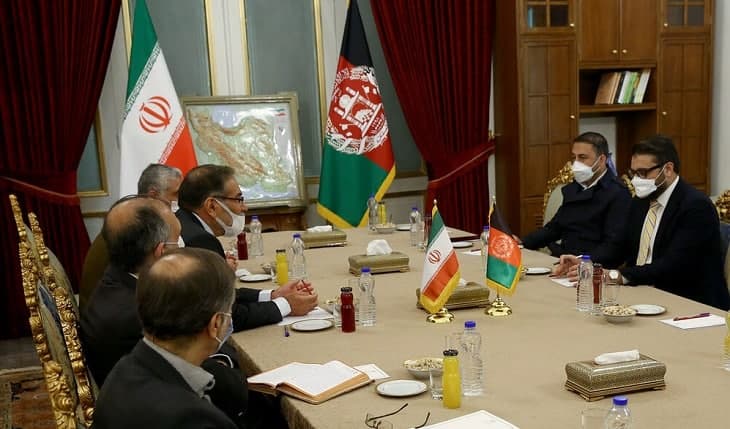  حمدالله محب با دبیر شورای امنیت ملی ایران دیدار کرد  - خبرگزاری افغان ایرکا