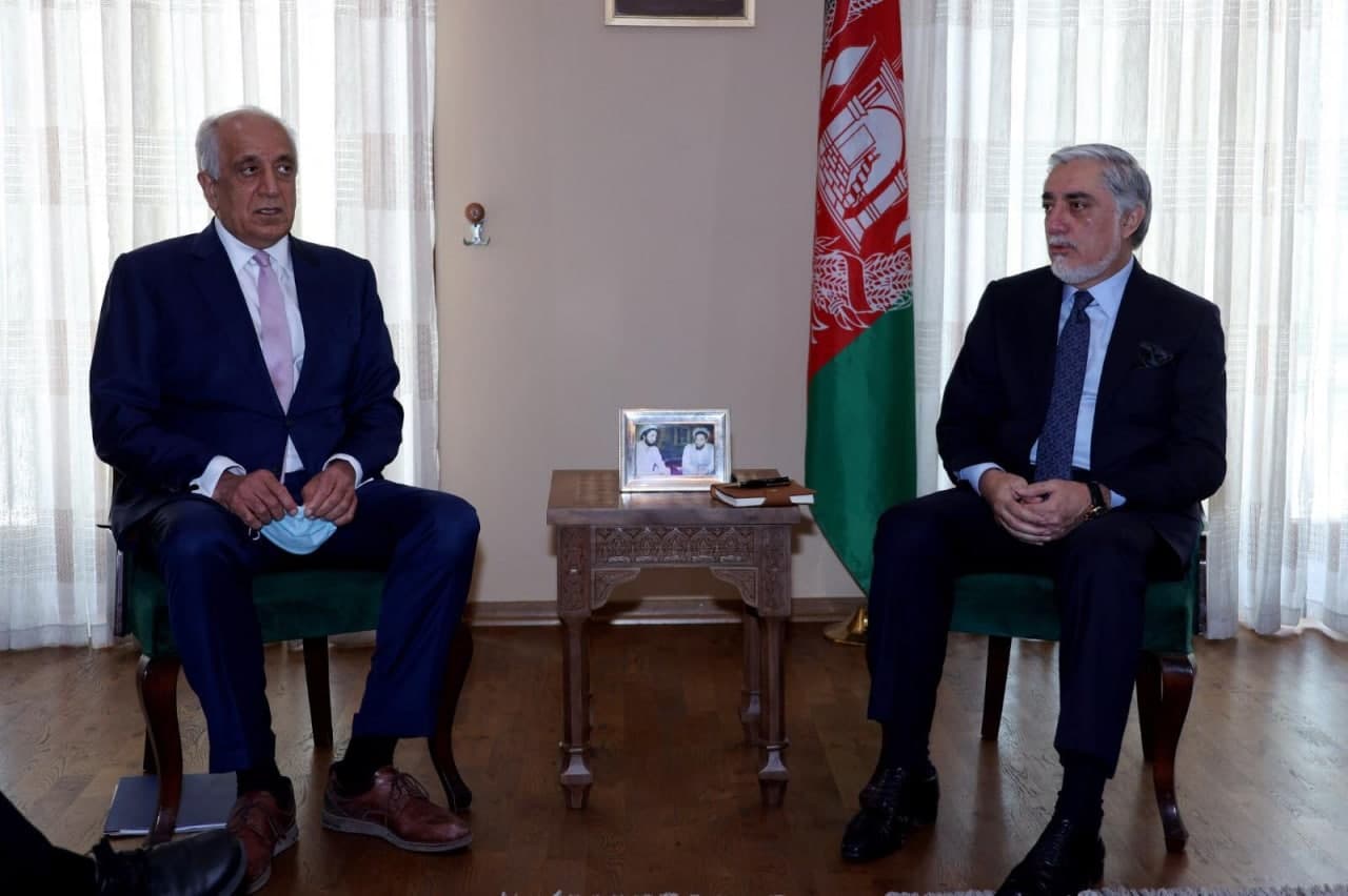 خلیلزاد همزمان با رسیدنش به کابل، با عبدالله عبدالله دیدار کرد - خبرگزاری افغان ایرکا