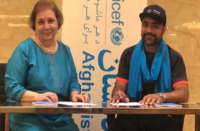 راشد خان به حیث سفیر حُسن نیت «یونیسف» انتخاب شد - خبرگزاری افغان ایرکا