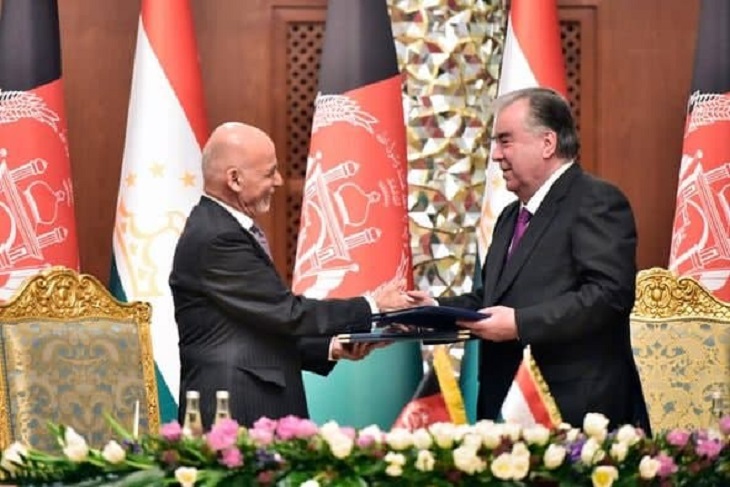 افغانستان و تاجیکستان پنج تفاهم نامه همکاری امضا کردند - خبرگزاری افغان ایرکا