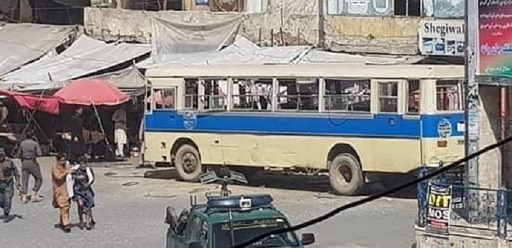 انفجار در داخل ملی بس در ننگرهار - خبرگزاری افغان ایرکا