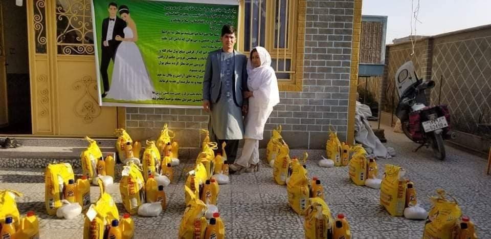  یک زوج جوان در هرات، مصارف عروسی شان را به نیازمندان کمک کرده است - خبرگزاری افغان ایرکا