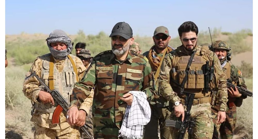 عطا محمد نور با فرزندانش برای نبرد با طالبان به ولسوالی شورتپه رفتند