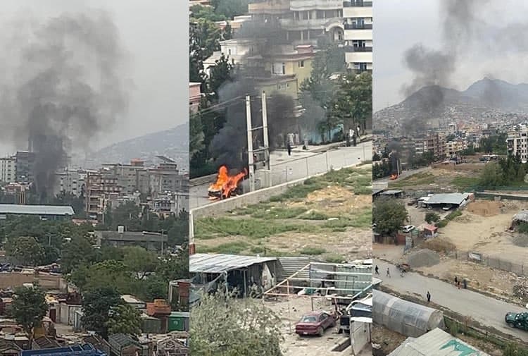 هم زمان با برگزاری نماز عید، 3 فیر راکت در اطراف ارگ ریاست جمهوری برخورد کرد - خبرگزاری افغان ایرکا