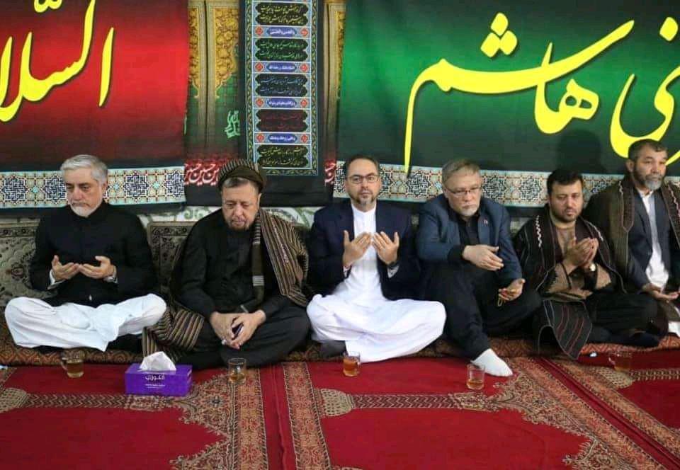 دبیرکل حزب رفاه ملی افغانستان  با حضور در مسجد جامع الزهراء غرب کابل در مراسم عاشورای حسینی شرکت نمود - خبرگزاری افغان ایرکا