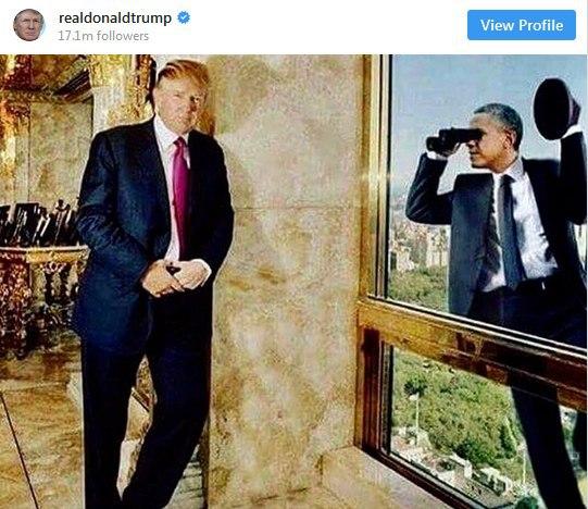 ترامپ عکس «جاسوسی» اوباما از دفترش را منتشر کرد - تصویر دوم خبر