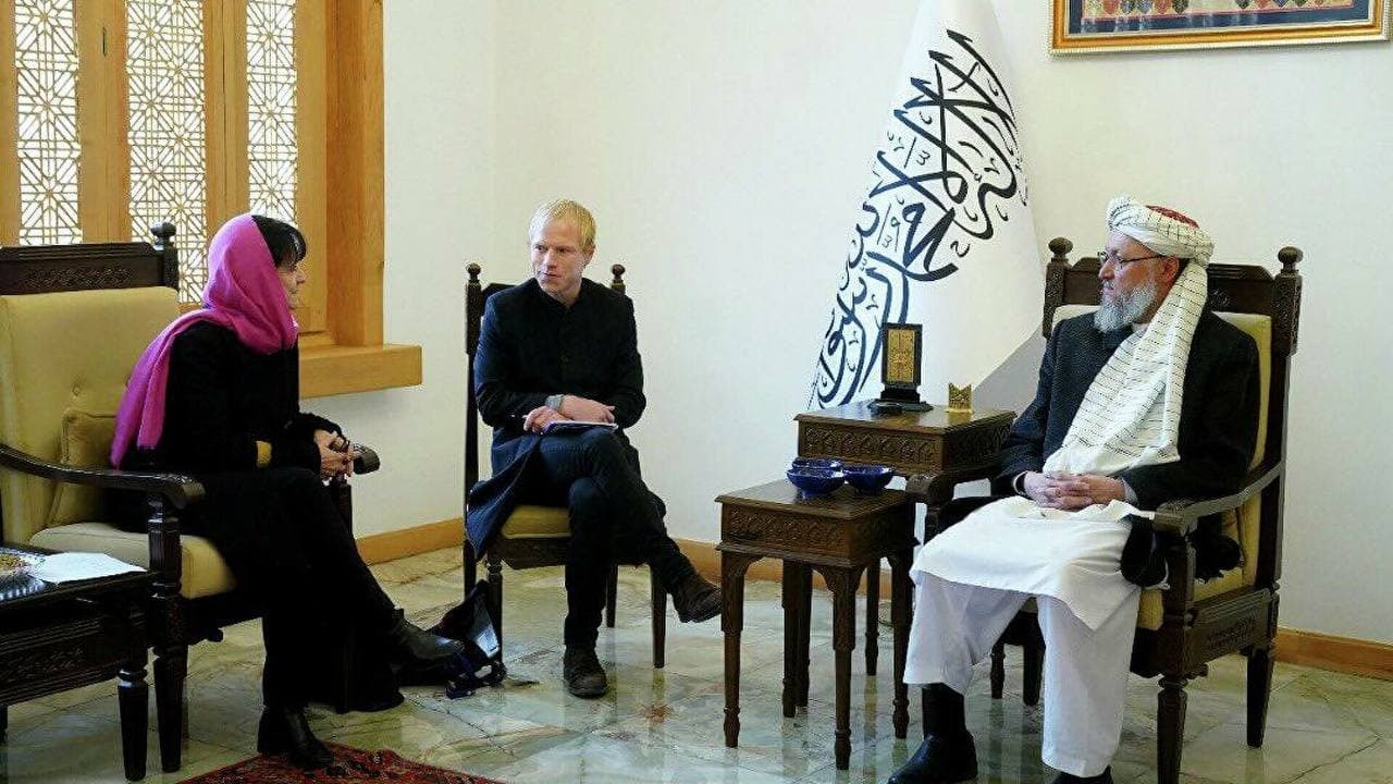 دیدار حنفی با نماینده خاص ملل متحد برای افغانستان - خبرگزاری افغان ایرکا