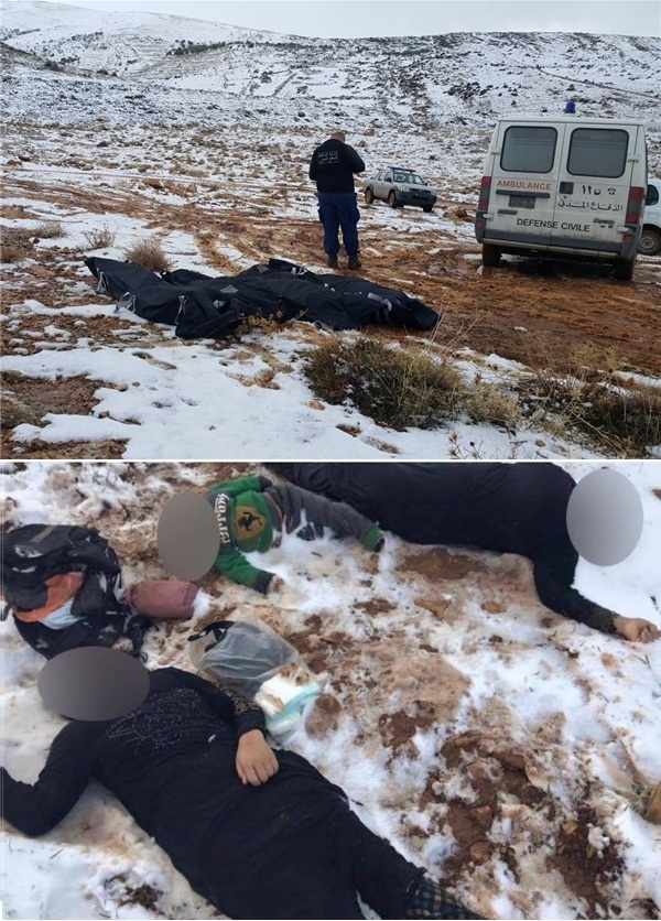 جان باختن چند آواره سوری در کوه های مرزی لبنان و سوریه - تصویر دوم خبر