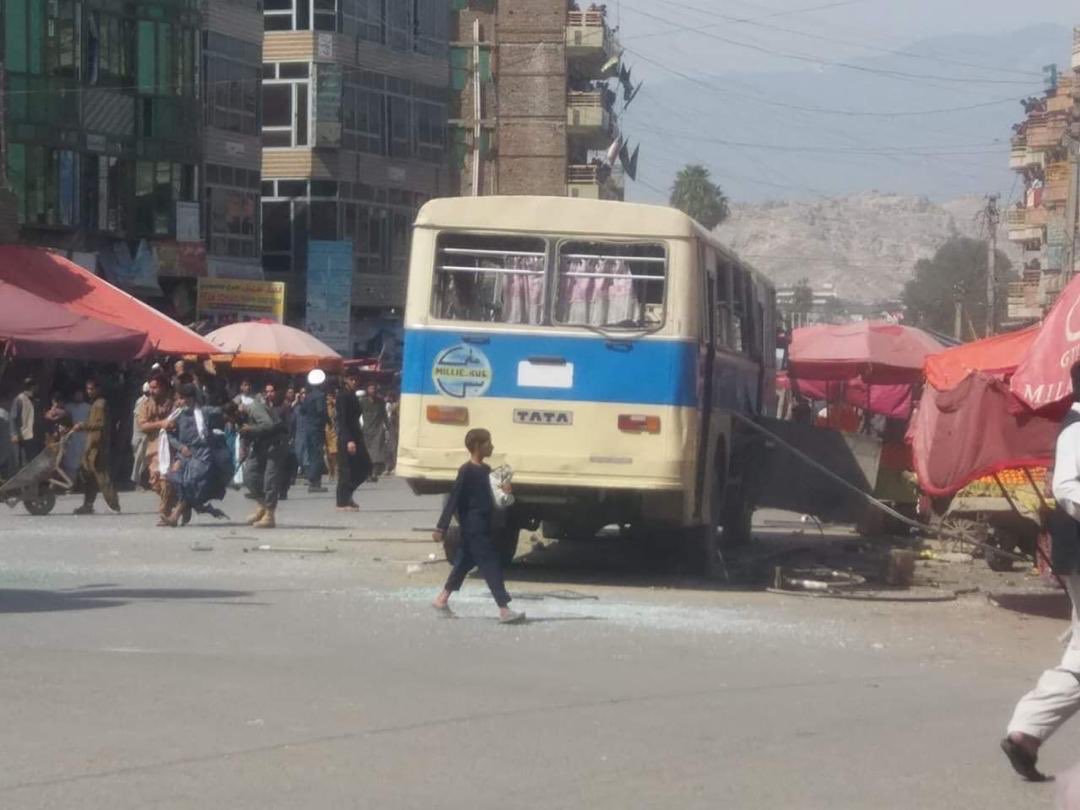 انفجار در داخل ملی بس در ننگرهار - تصویر دوم خبر