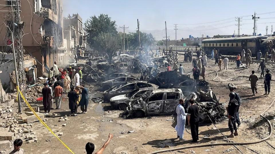 در انفجار کویته 24 نفر کشته و بیش از 50 تن زخمی شده اند
