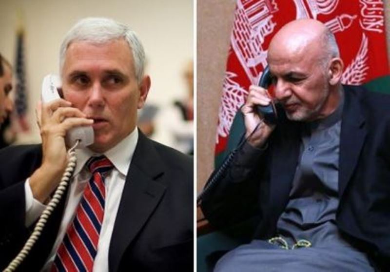 گفتگوی تلفونی غنی با معاون رییس جمهور امریکا در مورد حمایت از نیروهای امنیتی - خبرگزاری افغان ایرکا