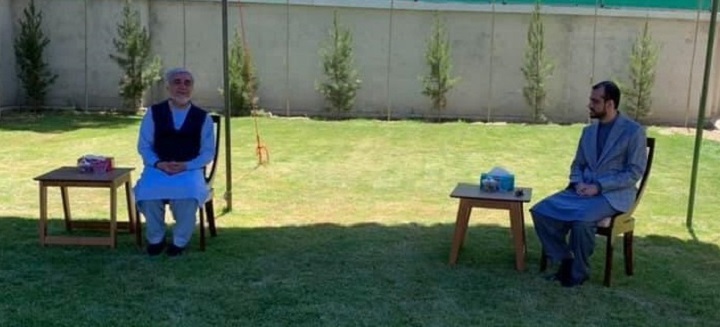 داکتر عبدالله و حامد کرزی به صورت جداگانه با ادیب فهیم دیدار کرد - خبرگزاری افغان ایرکا