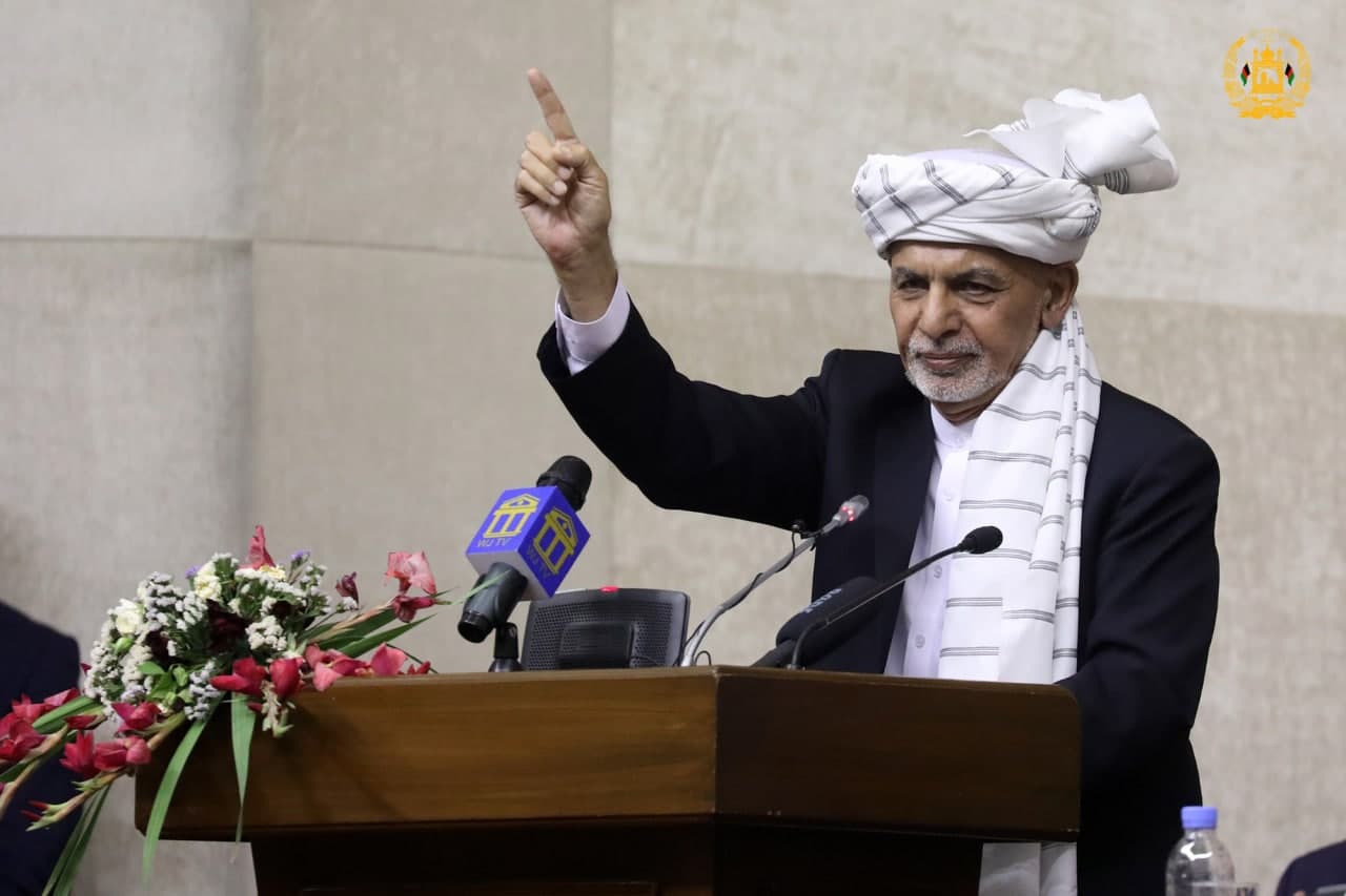 غنی: تمرکز من روی «وحدت ملی و یکپارچگی» ماست؛ مقابل هیچ نیروی ویرانگر زانو نمی زنم - خبرگزاری افغان ایرکا