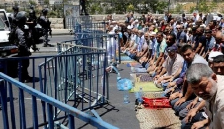 فلسطینی ها امشب را درکنار مسجد الاقصی می مانند - خبرگزاری افغان ایرکا