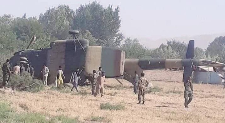 در پی سقوط چرخ بال ارتش در ننگرهار دو تن کشته شدند - خبرگزاری افغان ایرکا