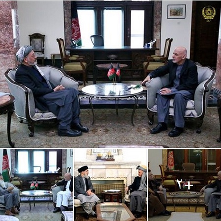سلسله نشست های پرسش برانگیز ارگ با بزرگان سیاسی و سران جهادی(عکس) - خبرگزاری افغان ایرکا