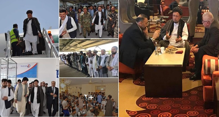 محمد محقق بعد از سفر چند روزه از ترکیه وارد شهر مزار شریف شد - خبرگزاری افغان ایرکا
