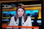 مجری زن المیادین با چفیه فلسطینی - خبرگزاری افغان ایرکا