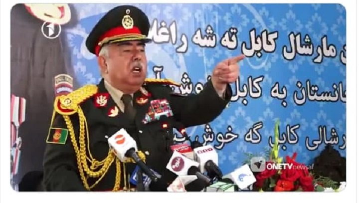 مارشال دوستم: اگر گفتگوهای صلح نتیجه ندهد، آمادۀ جنگ با طالبان هستم - خبرگزاری افغان ایرکا