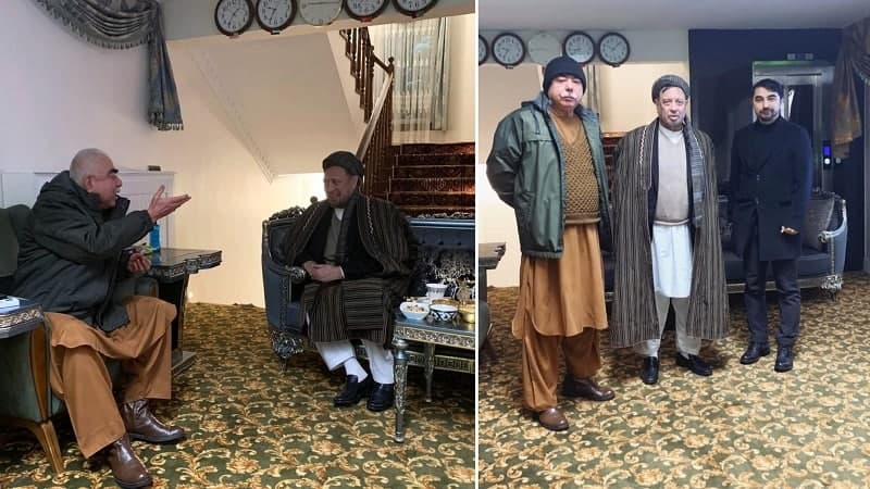 تصاویر تازه از محقق و مارشال دوستم - خبرگزاری افغان ایرکا