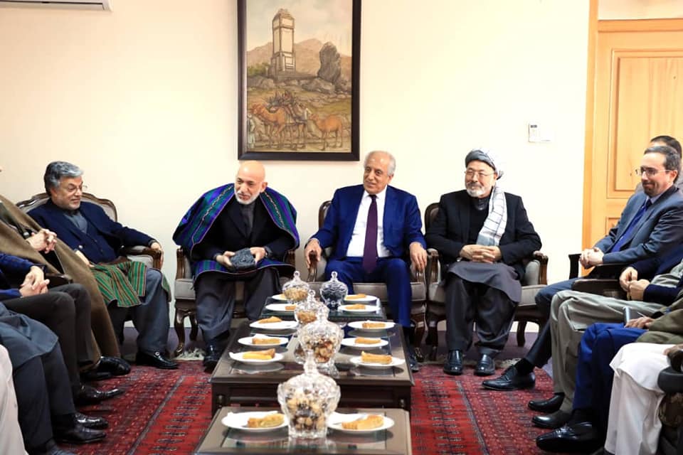دیدار خلیلزاد با رهبران جهادی و شخصیت های سیاسی - خبرگزاری افغان ایرکا