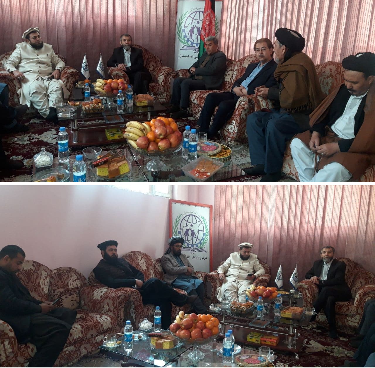 گزارش تصویری دیدار وزیر پیشین ارشاد حج و اوقاف با دبیر کل حزب رفاه ملی افغانستان - خبرگزاری افغان ایرکا