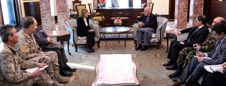 وزیر دفاع اسپانیا در دیدار با غنی: شمار نیروهای اسپانیایی در افغانستان را افزایش خواهیم داد - خبرگزاری افغان ایرکا