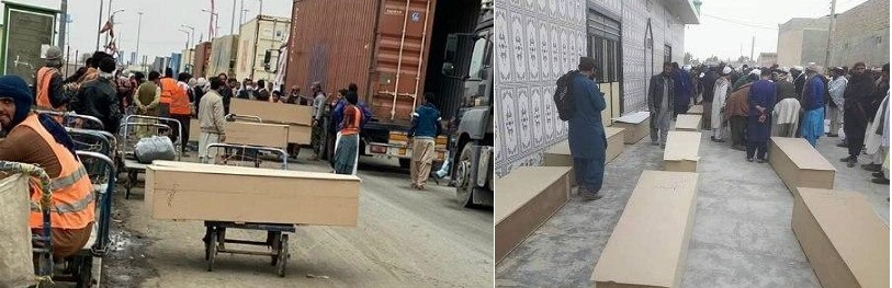 اجساد 33 مهاجر افغانستانی که در تصادفی در ایران کشته شدند، تحویل داده شد - خبرگزاری افغان ایرکا