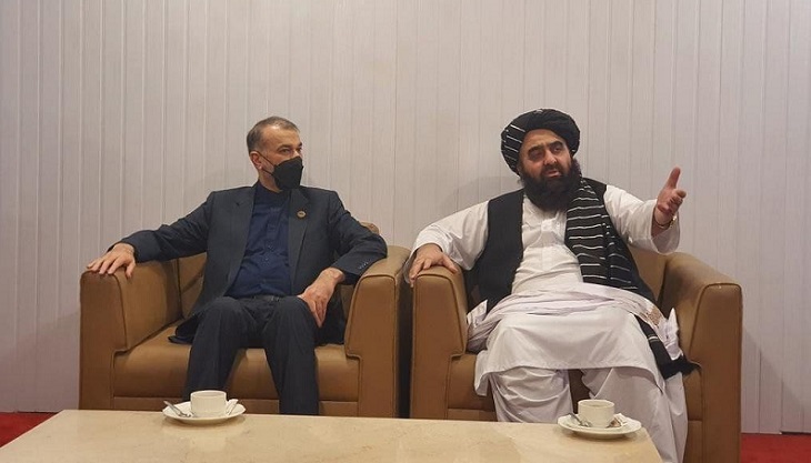 وزیر خارجه دولت موقت طالبان با وزیر خارجه ایران دیدار کرد  - خبرگزاری افغان ایرکا