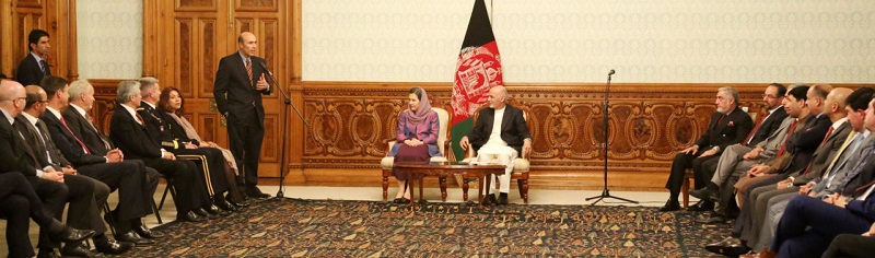 رئیس جمهور غنی با شارژدافیر ایالات متحدۀ امریکا، ملاقات تودیعی نمود - خبرگزاری افغان ایرکا