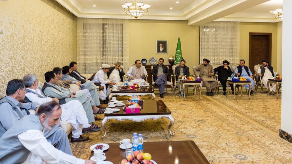 دیدار هئیت منتخب نمایندگان مجلس با وزیر خارجه در ارتباط با حوادث اخیر تروریستی - خبرگزاری افغان ایرکا