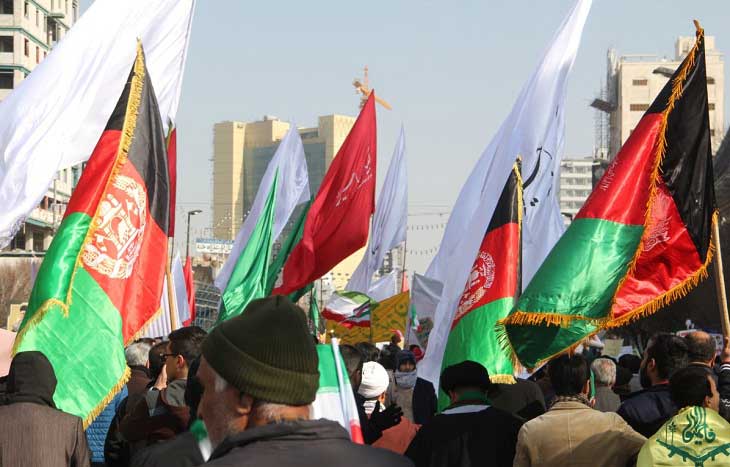 حضور پرشور مهاجرین افغانستانی در راهپیمایی سی ونهمین جشن پیروزی انقلاب اسلامی در ایران - خبرگزاری افغان ایرکا