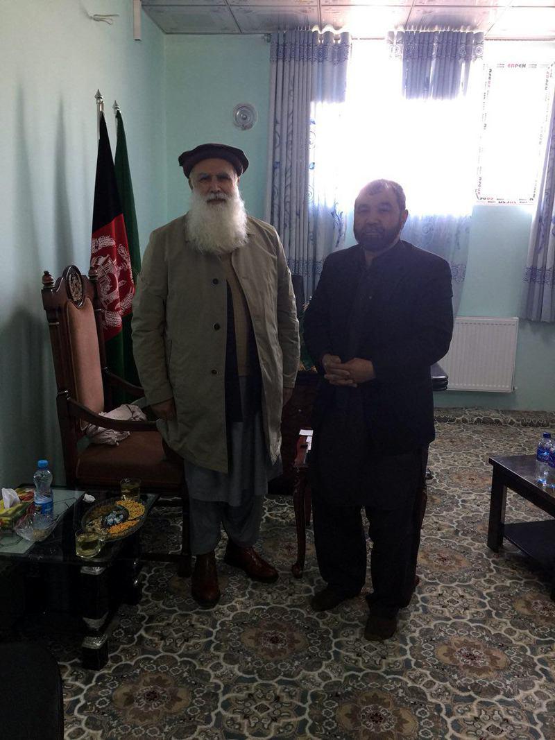 دیدار دبیرکل حزب رفاه ملی افغانستان با استاد سیاف یکی از رهبران جهادی کشور  - تصویر دوم خبر