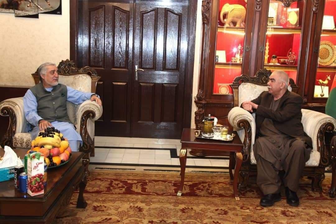 مارشال عبدالرشید دوستم با عبدالله عبدالله دیدار کرد - خبرگزاری افغان ایرکا