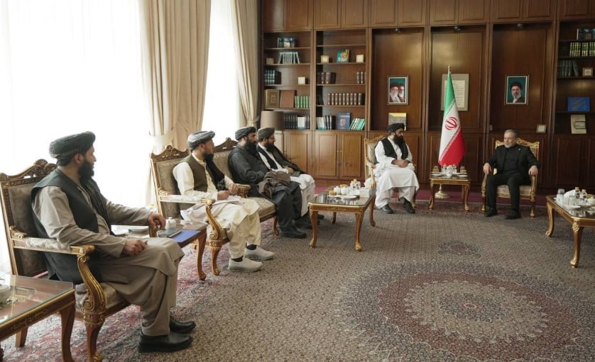 امیرخان متقی در تهران با سید عباس عراقچی دیدار کرد - تصویر سوم خبر