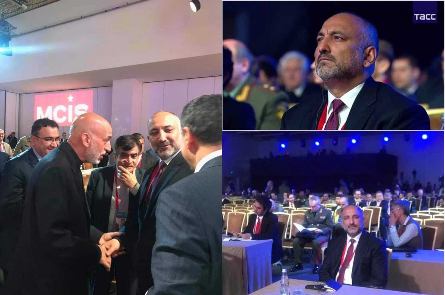 شرکت حنیف اتمر و حامد کرزی در نشست بین المللی امنیتی مسکو - خبرگزاری افغان ایرکا