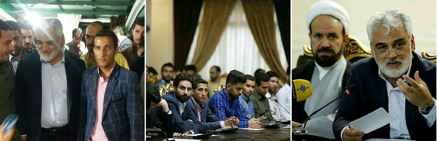 اشتراک نماینده دانشجویان افغانستانی شهرستان رفسنجان در نشست با اقای دکتر تهرانچی رئیس دانشگاه آزاد اسلامی  - تصویر سوم خبر